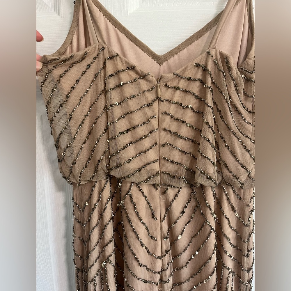 Beaded Adrianna Papell dress - Picture 3 of 8